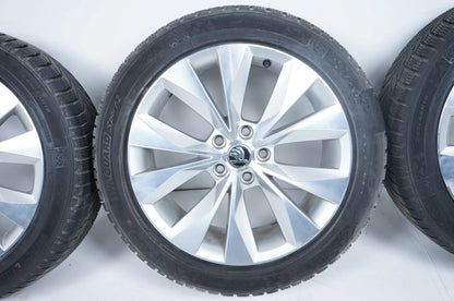 Skoda Superb 3 3V Roues d'hiver Pneus d'hiver 245 45 18 pouces 8mm