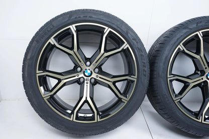 Neu BMW X5 X6 G05 Sommerreifen Sommerräder M741 Gold 21 Zoll