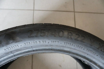 2 X 275 40 R22 107Y Sommerreifen Continental PremiumContact 6 * SSR RunFlat