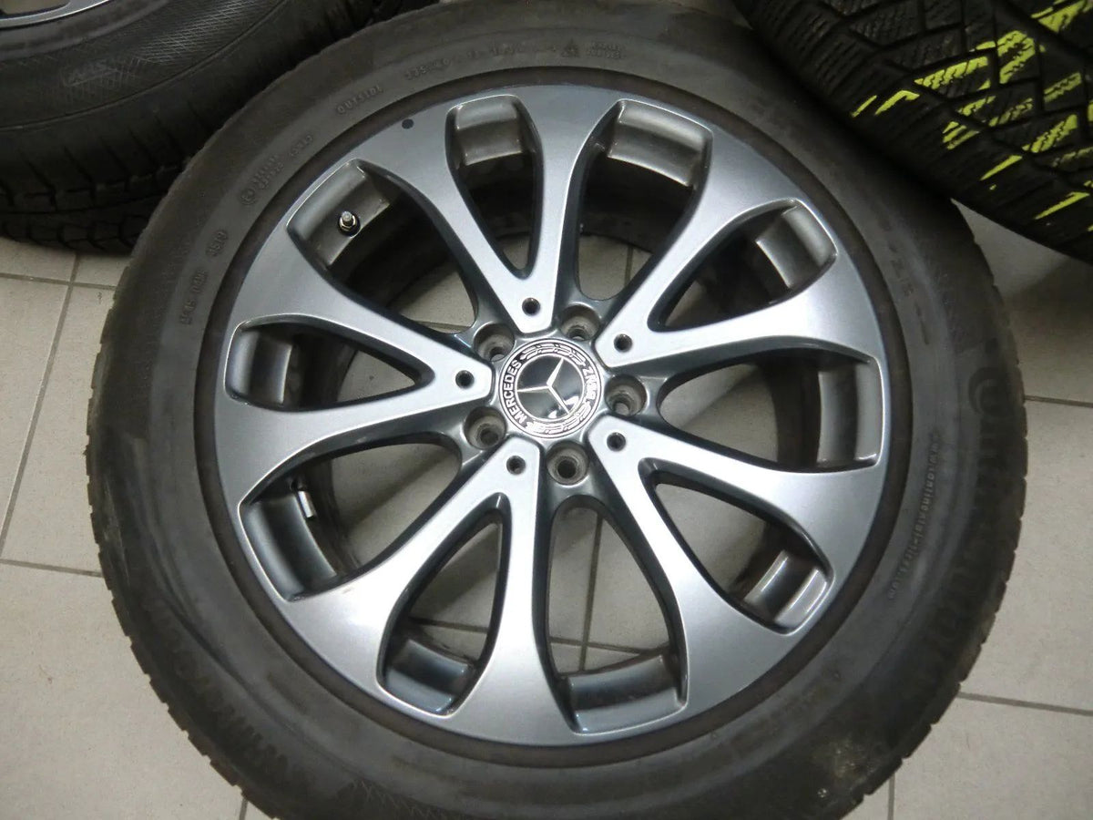 Cerchi in lega originali Mercedes GLC X253 C253 da 18 pollici, pneumatici invernali, ruote invernali 6 mm Visualizzazione dettagliata 6
