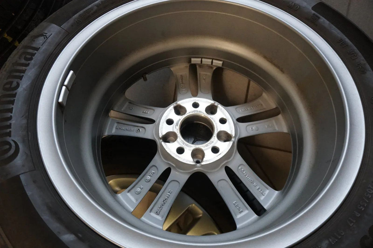 Original Mercedes A-Klasse W177 B-Klasse CLA Alufelgen Sommerreifen 205 55 R17 Detailansicht 6