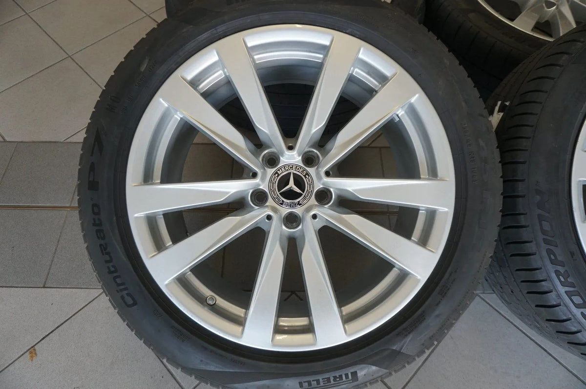 Original Mercedes S-Class W223 V223 19 Inch Alloy Wheels Summer Tires Detailansicht 3