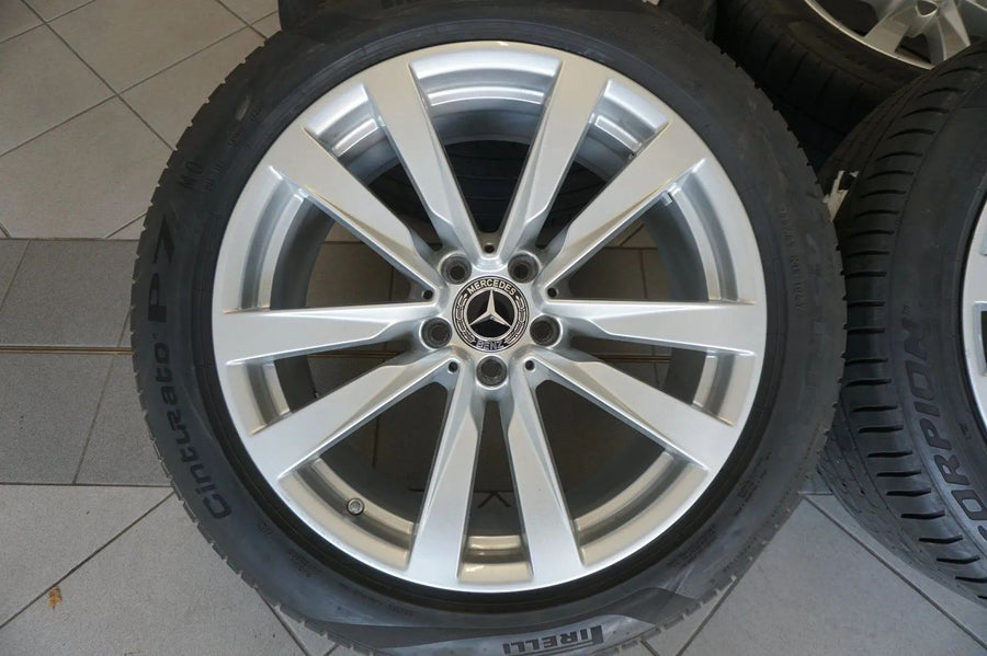 Original Mercedes S-Class W223 V223 19 Inch Alloy Wheels Summer Tires