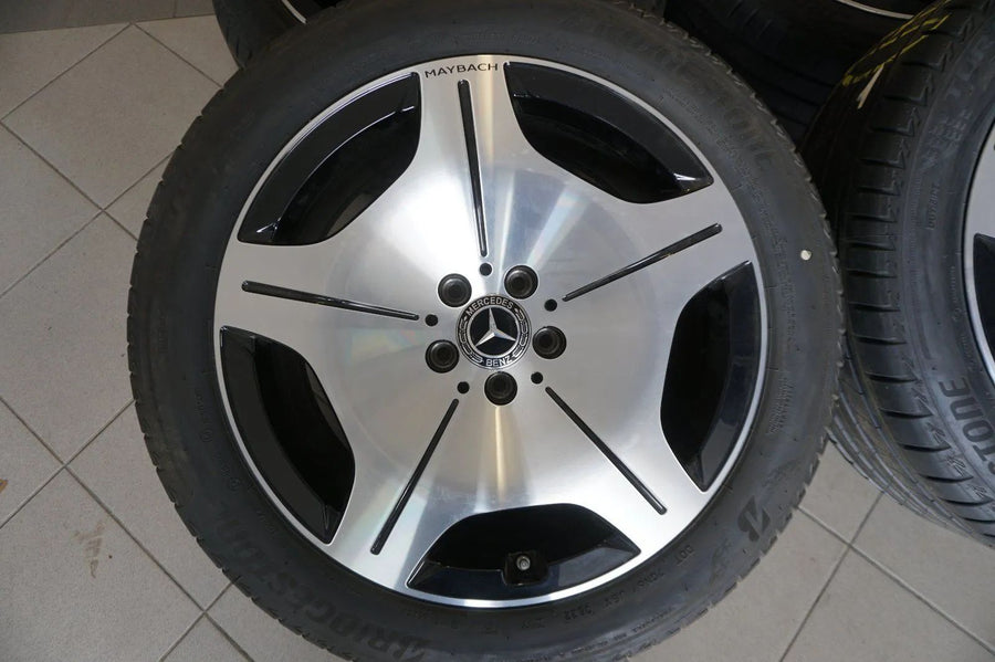 Jantes aluminium Mercedes Classe S W223 V223 Maybach 19 pouces pneus été d'origine