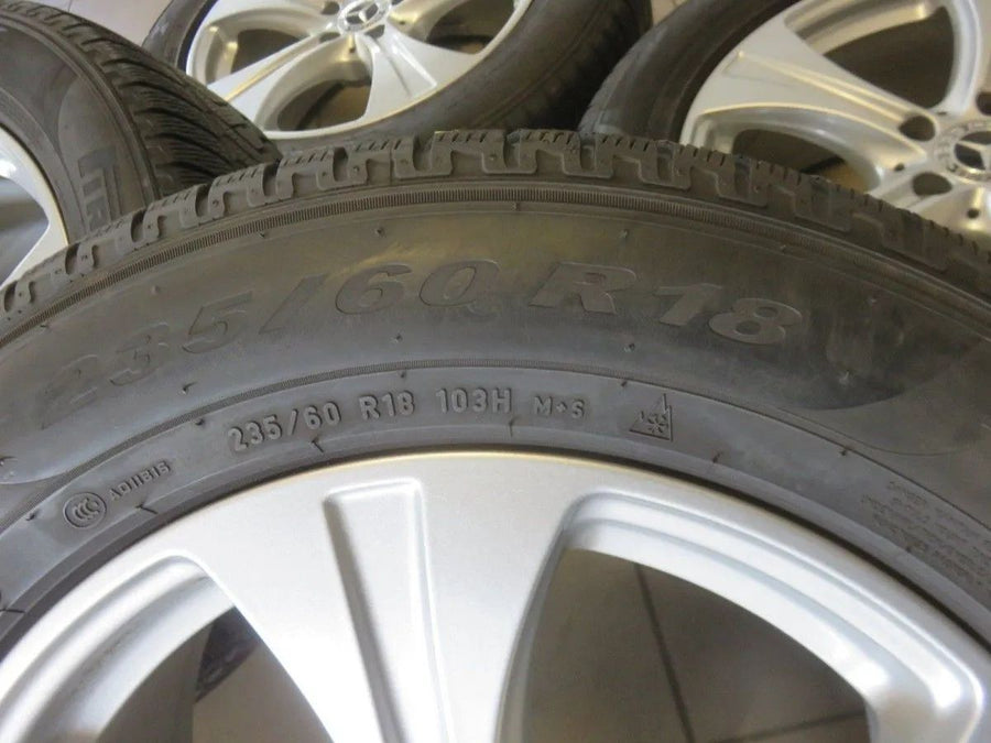Cerchi in lega originali Mercedes GLC X253 C253 da 18 pollici, ruote complete invernali, pneumatici invernali 6mm