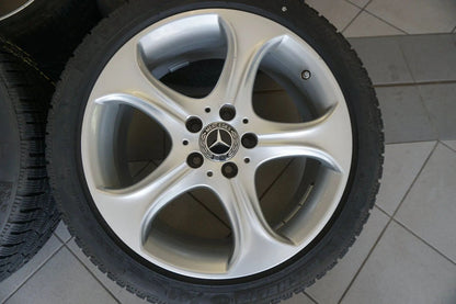 Jantes alu d'origine Mercedes Classe C W205 S205 roues complètes hiver pneus hiver 18 pouces