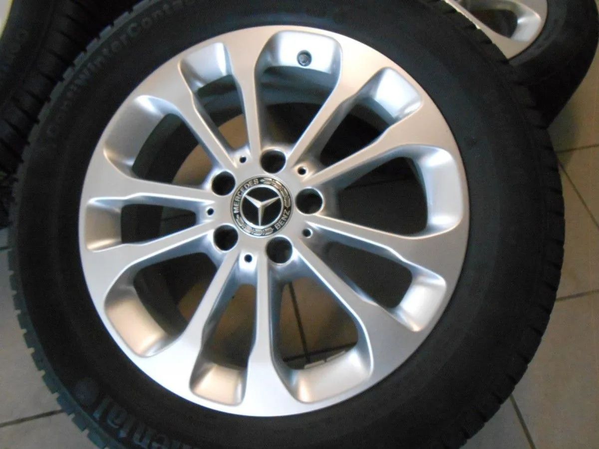 Cerchi in lega originali Mercedes GLA X156, ruote invernali, pneumatici invernali 215 60 R17 96H 8 mm Visualizzazione dettagliata 2