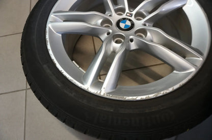 Original BMW 2 Series F45 F46 Active Gran Tourer Alloy Wheels Winter Tires 205 55 R17
