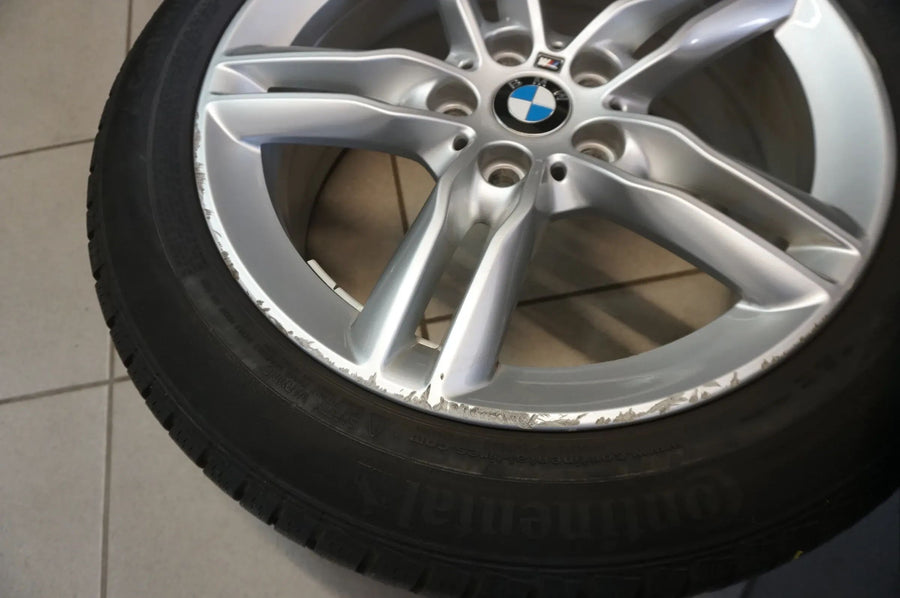 Original BMW 2 Series F45 F46 Active Gran Tourer Alloy Wheels Winter Tires 205 55 R17
