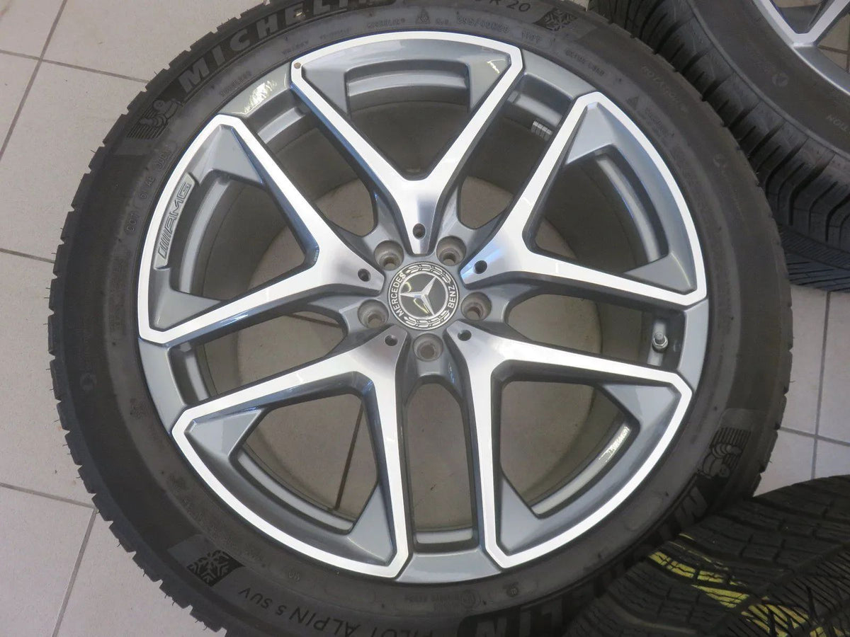 Cerchi in lega originali Mercedes GLC63 AMG X253 C253 da 20 pollici, ruote invernali, pneumatici invernali Visualizzazione dettagliata 6