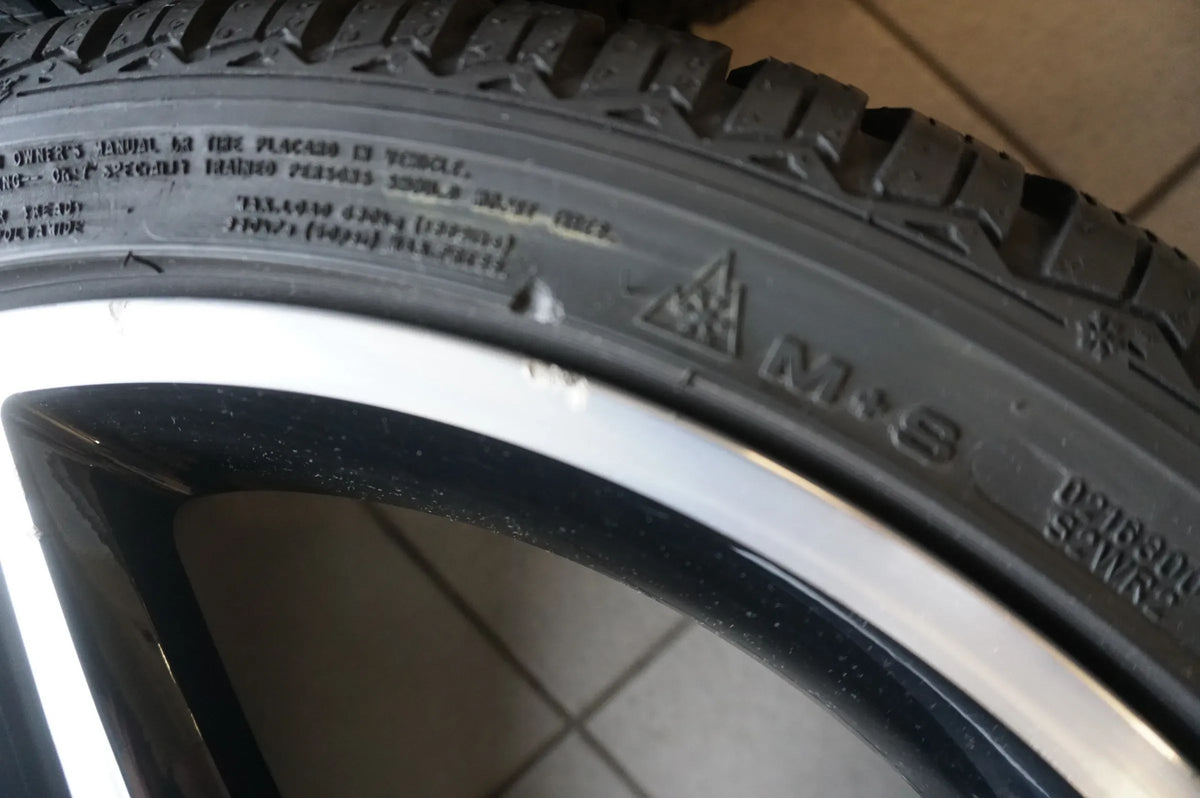 Mercedes A-Klasse W176 B-Klasse W246 CLA C117 18 Zoll AMG Alufelgen Winterreifen Vue détaillée 8