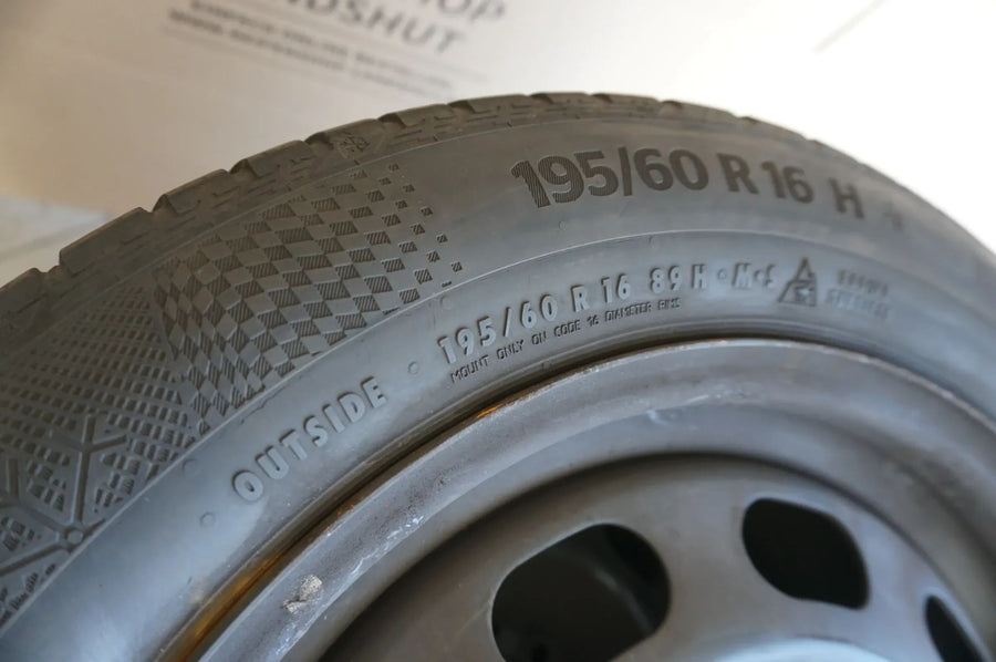 Original BMW 1 Series F40 2 Series steel wheels winter wheels winter tires 195 60 R16 89H 7mm