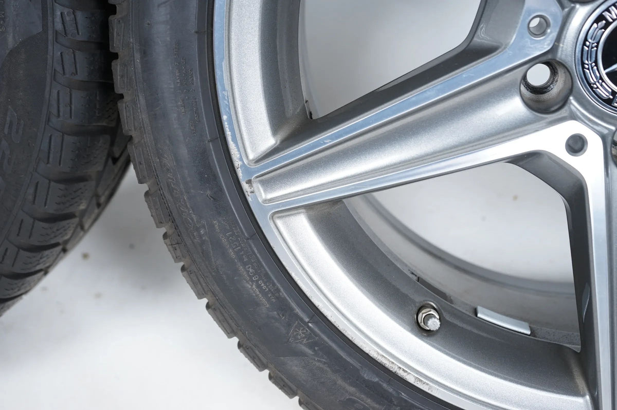 Mercedes C-Klasse W205 AMG vinterdæk vinterhjul 18 tommer Detaljevisning 8