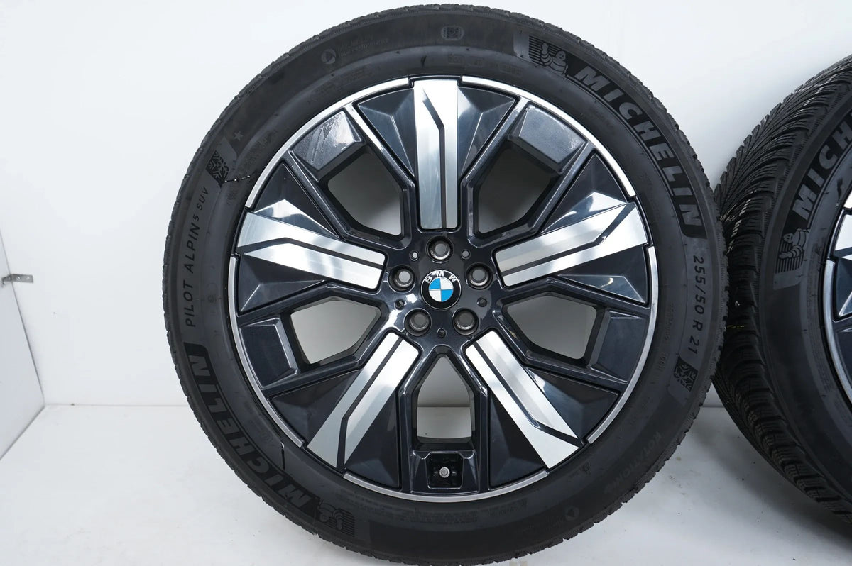 BMW iX i20 vinterdæk vinterhjul 255 50 21 tommer 1011 5A41F90 Detaljevisning 3