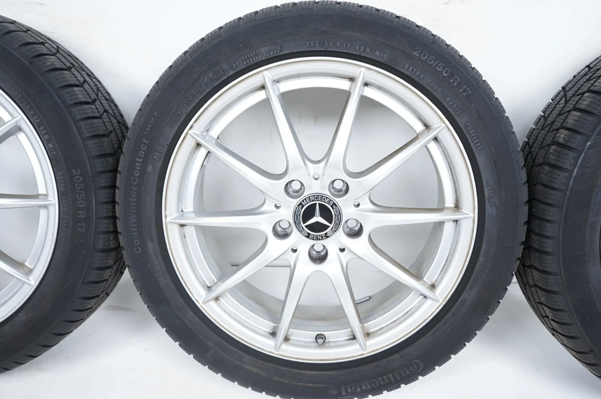 Mercedes A B Klasse W176 W246 CLA Winterreifen 205 50 R17 Zoll A2464010102 Visualizzazione dettagliata 5