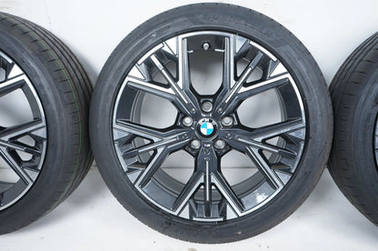 Ny BMW 1-serie 2-serie F70 F74 sommerhjul sommerdæk 225 45 18 tommer 975M 5A35E68