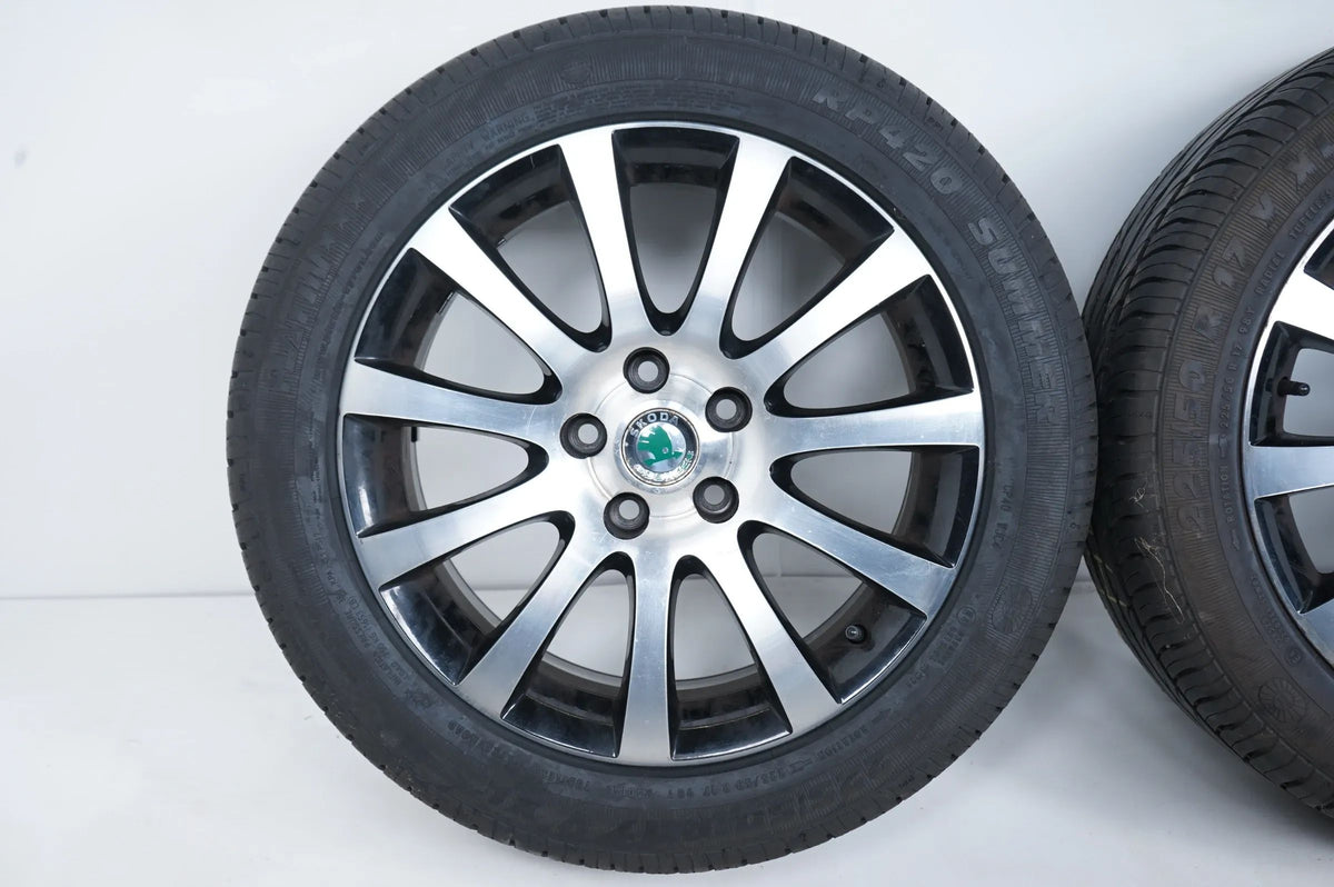Skoda Yeti Sommerräder Sommerreifen 225 50 17 Zoll 5L0601025D Detailansicht 3