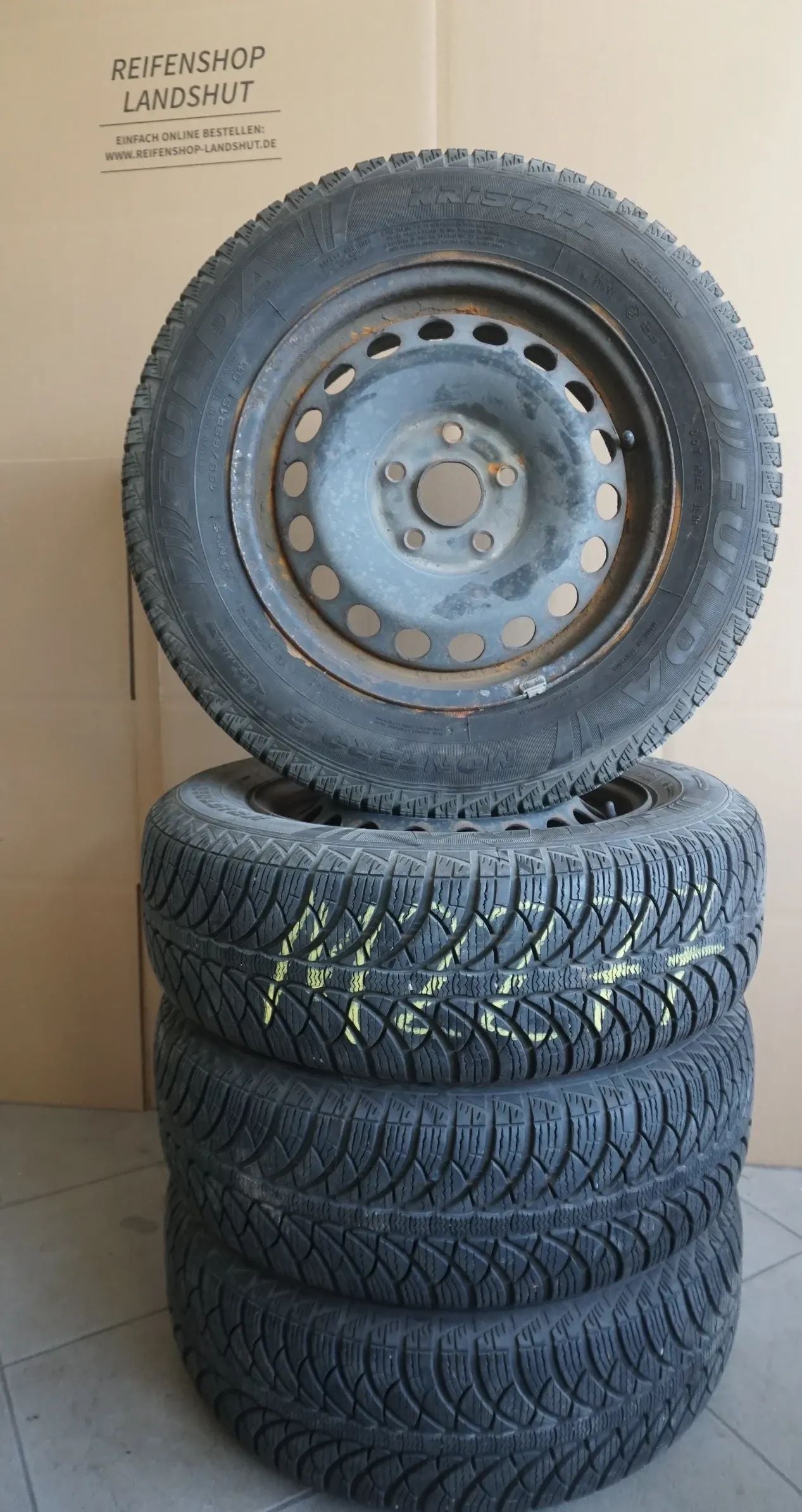 Original VW Golf 5 6 V VI Felgen Winterräder Winterreifen 195 65 R15 2016 7mm