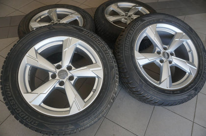 Cerchi in lega originali Audi A6 C8 4K Allroad, ruote invernali, pneumatici invernali 235 55 R18, 8 mm