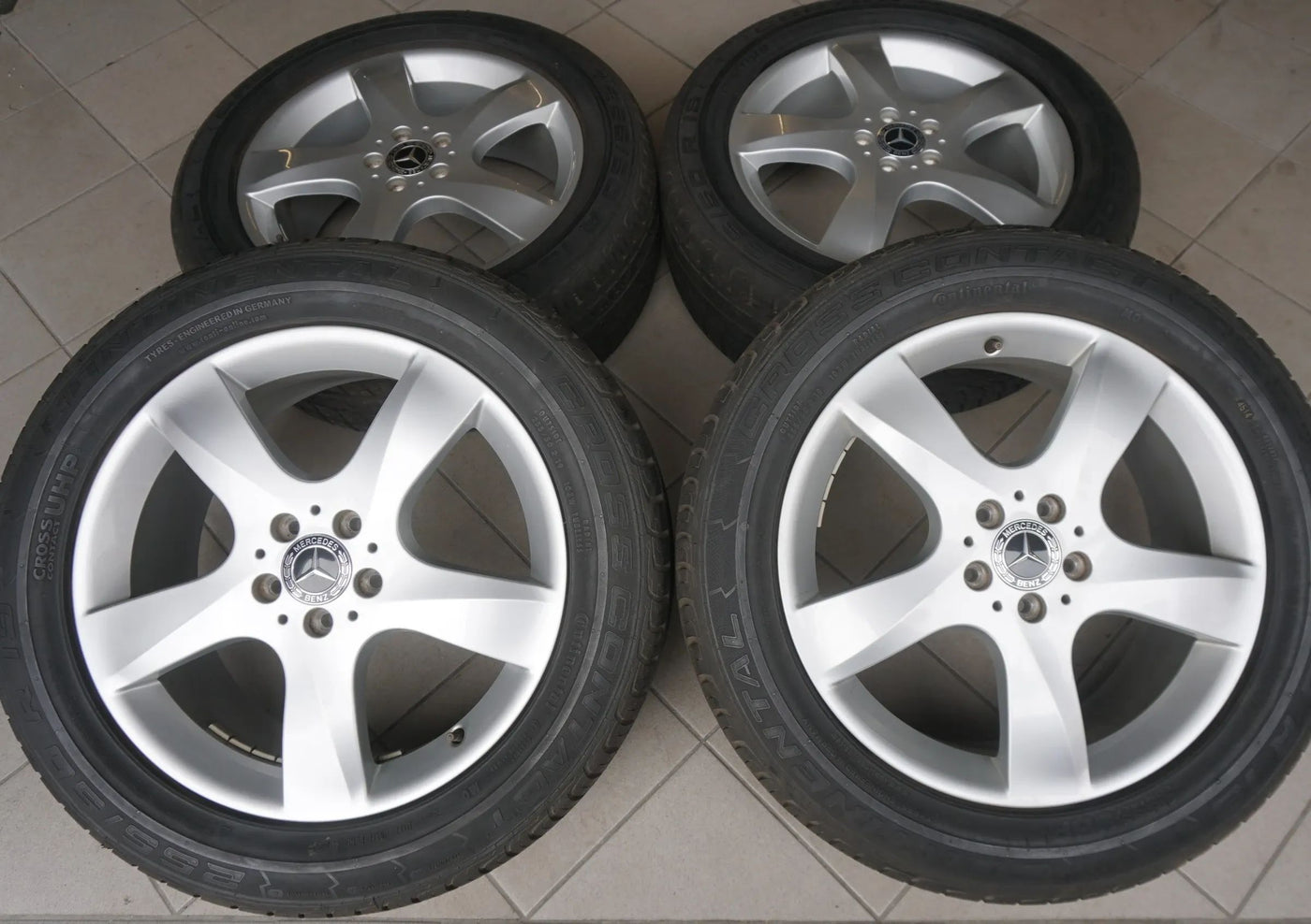 Jantes alliage d'origine Mercedes R-Klasse W251 19 pouces pneus été 255 50 R19 8mm