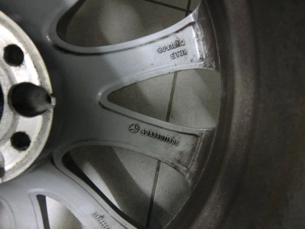 Cerchi in lega originali Mercedes GLC X253 C253 da 18 pollici, pneumatici invernali, ruote invernali 6 mm Visualizzazione dettagliata 11
