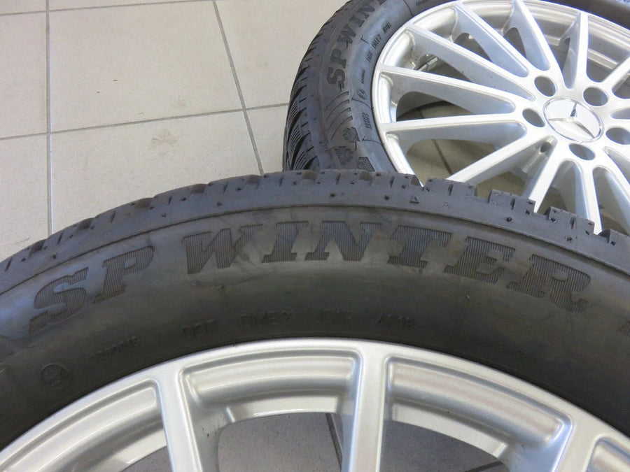 Cerchi in lega originali Mercedes GLA X156, ruote invernali, pneumatici invernali 215 55 R18 pollici 7 mm