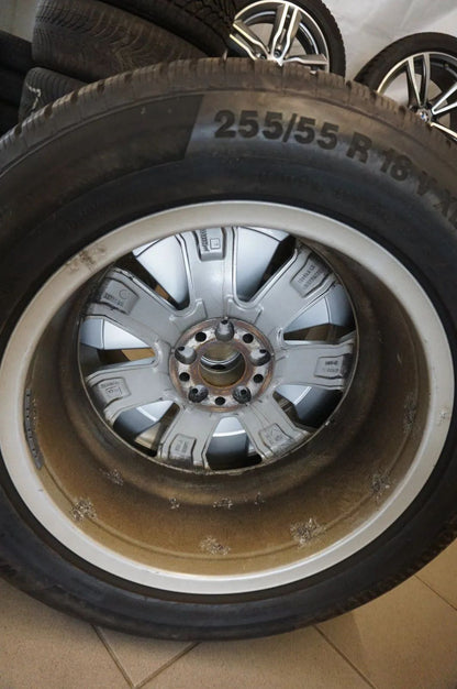 Original Mercedes ML GLE W166 Alloy Wheels Winter Wheels Winter Tires 255 55 R18 Inch