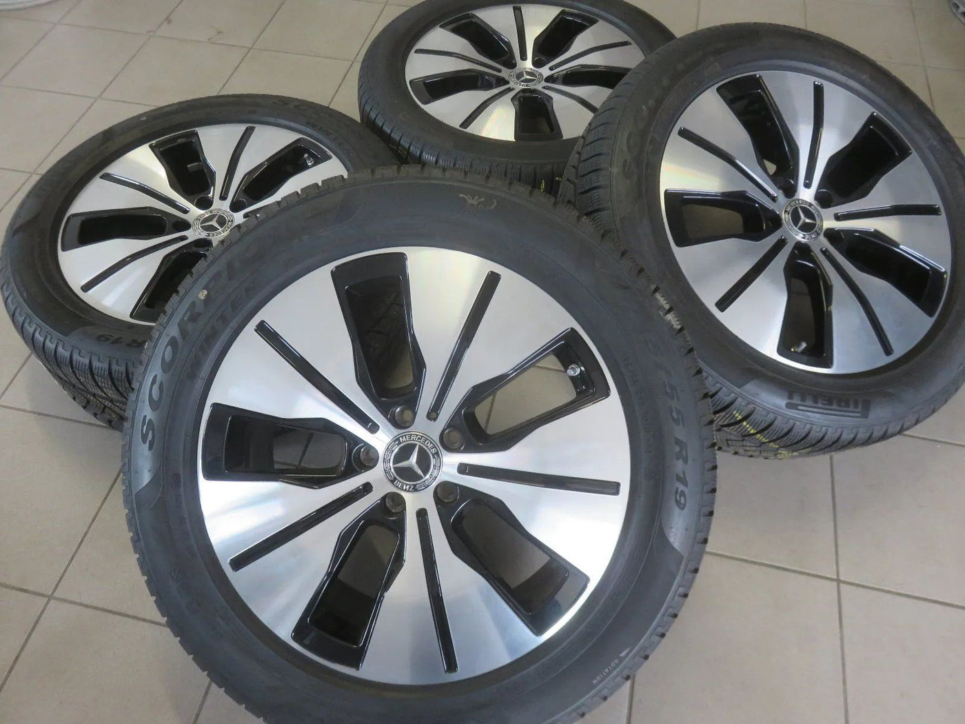 Original Mercedes EQC W293 N293 19 inch Alloy Wheels Winter Tires Winter Wheels