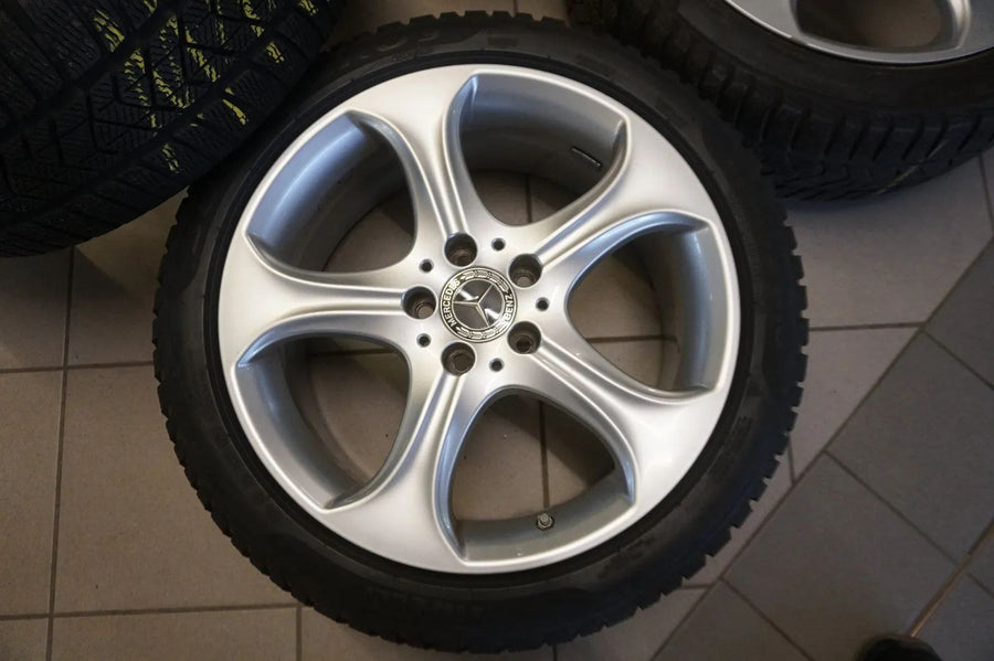 Original Mercedes C-Klasse W205 18 Zoll Alufelgen Winterräder Winterreifen