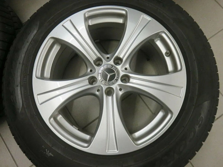 Jantes en aluminium de 18 pouces d'origine Mercedes GLC W253 X253 C253 avec pneus hiver