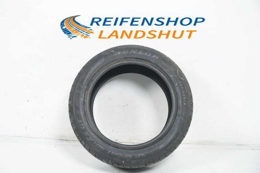 1 x Summer tire 245/50 R18 inch Dunlop DOT15 approx. 7mm tread depth BMW* RFT