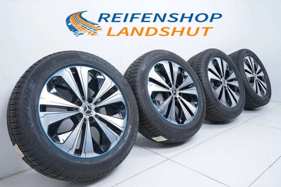 Original Mercedes EQC N293 19 inch alloy wheels winter tires 235 55 255 50 R19 7mm