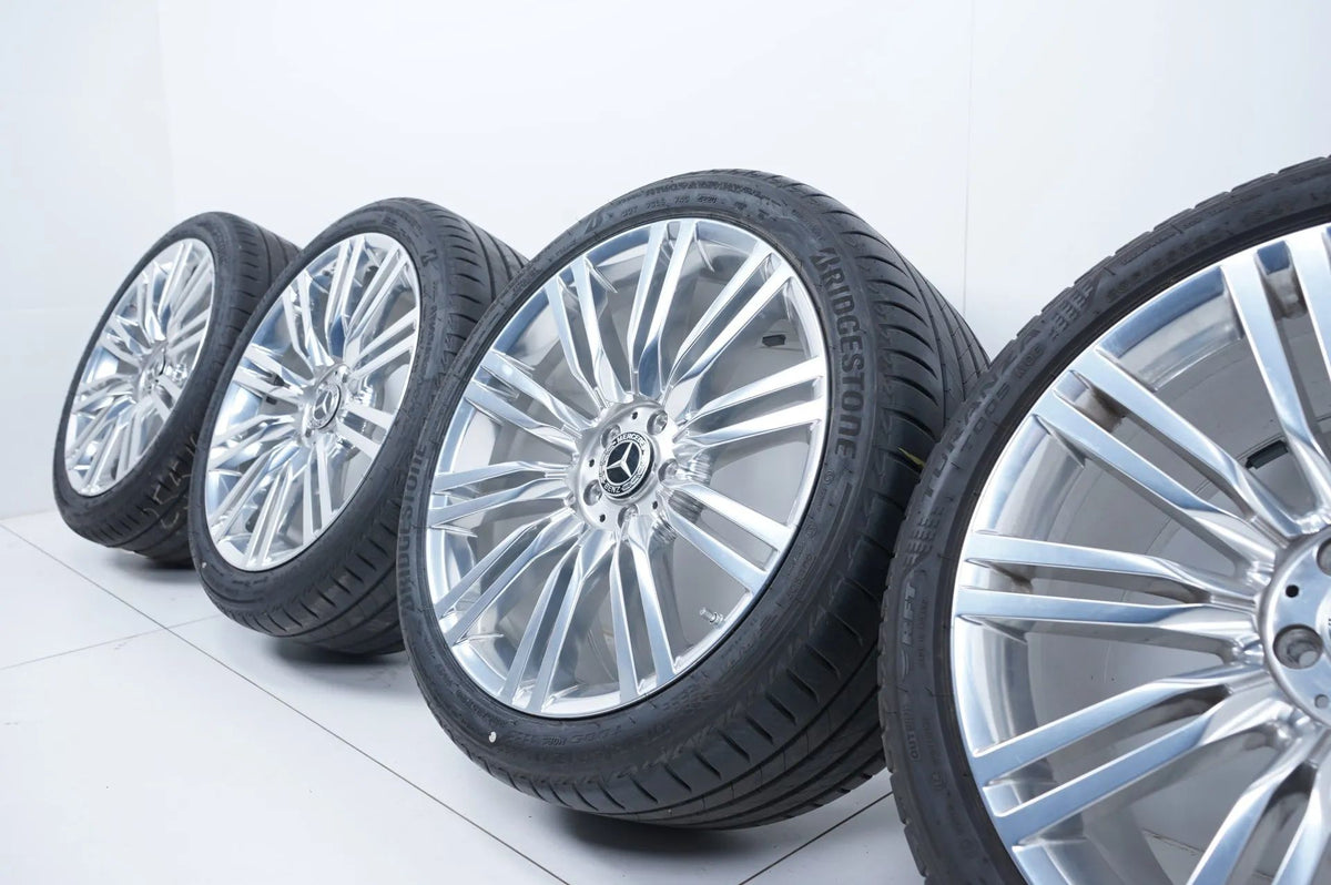Mercedes S-Class W223 summer tires, summer wheels, 20 inch chrome Detailansicht 11