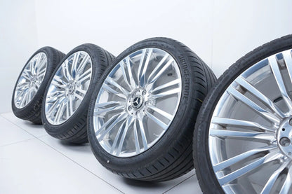 Mercedes S-Class W223 summer tires, summer wheels, 20 inch chrome