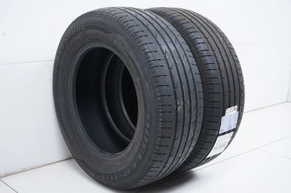 2 pneus d'été Bridgestone Dueler 245 65 17 pouces, environ 5mm, DOT17
