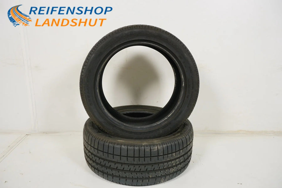 2 x summer tires 255 45 19 inch Goodyear DOT18 approx. 7.5mm tread depth