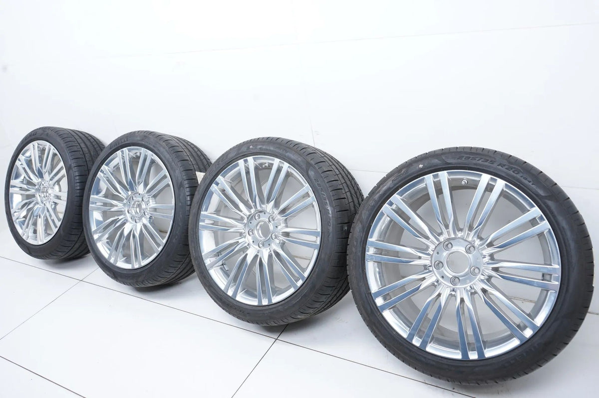 Mercedes S-Class W223 summer tires, summer wheels, 20 inch chrome Detailansicht 9
