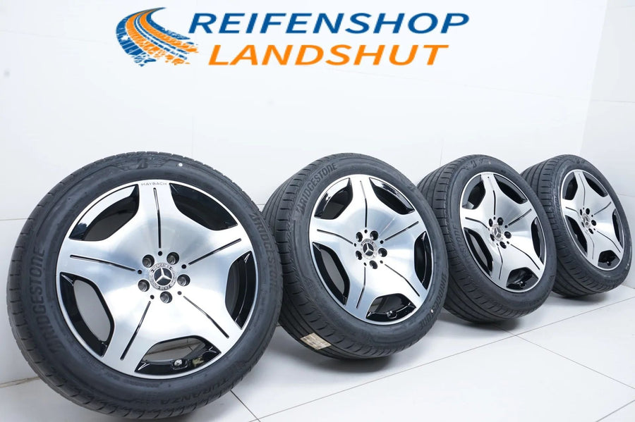 Original Mercedes S-Klasse W223 V223 Maybach Alufelgen mit neuen Allwetterreifen 255 45 R19
