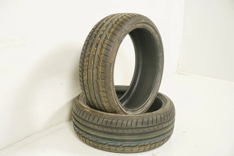 2x New Demo Summer Tires 205 40 18 inch Dunlop DOT17 BMW* RFT