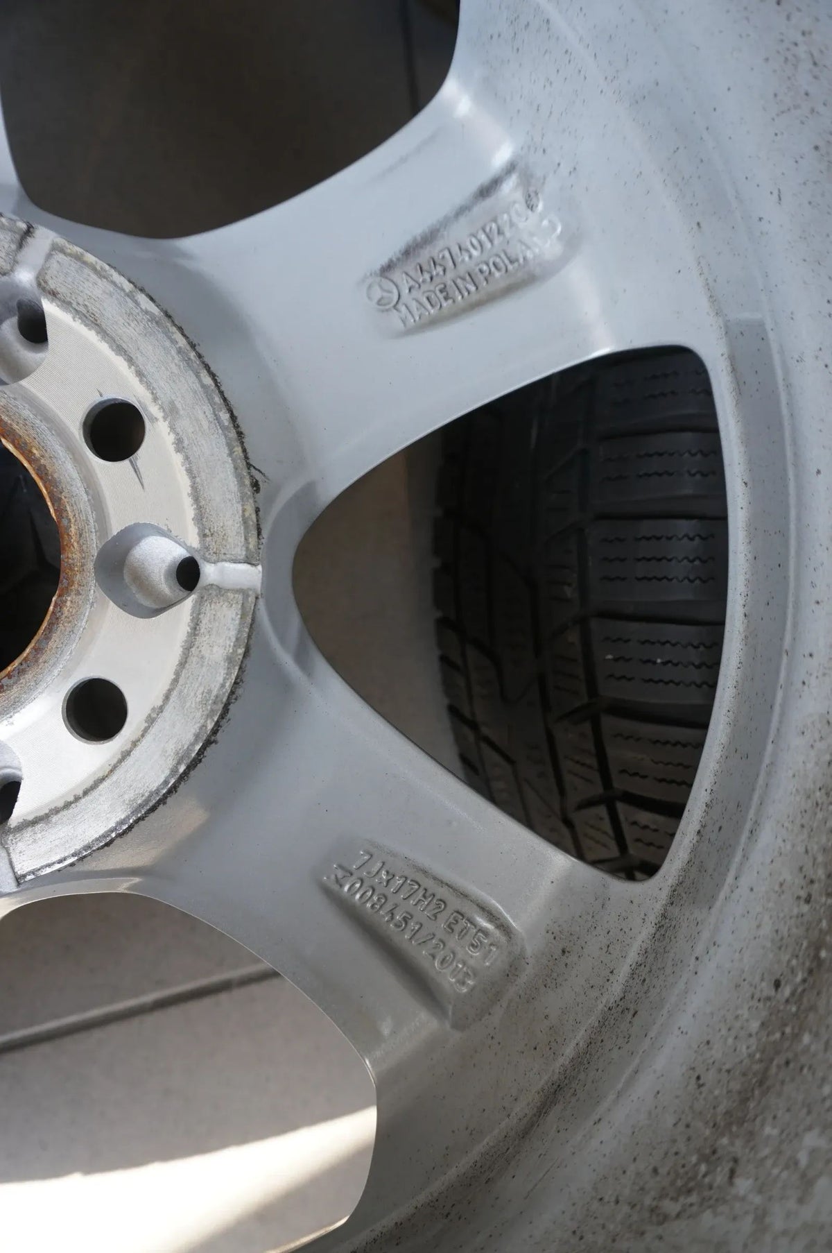 Original Mercedes V-Class W447 Alloy Wheels TOP Winter Wheels Winter Tires 2023 7mm Detail view 6