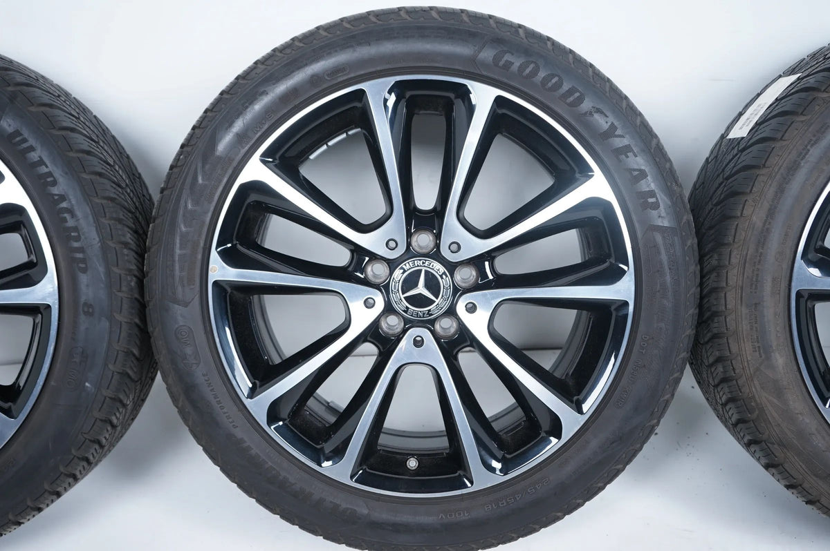 Ruote invernali Mercedes Classe E W213, pneumatici invernali 245 45 18 pollici Visualizzazione dettagliata 4