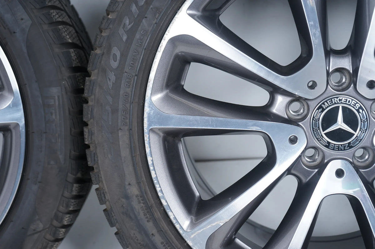 Mercedes E Klasse W213 Winterräder Winterreifen 18 Zoll SportPake Detailansicht 6