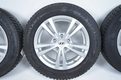 Borbet Hyundai Kona Pneus Hiver Roues Complètes Hiver 205 60 16 Pouces KBA 52250