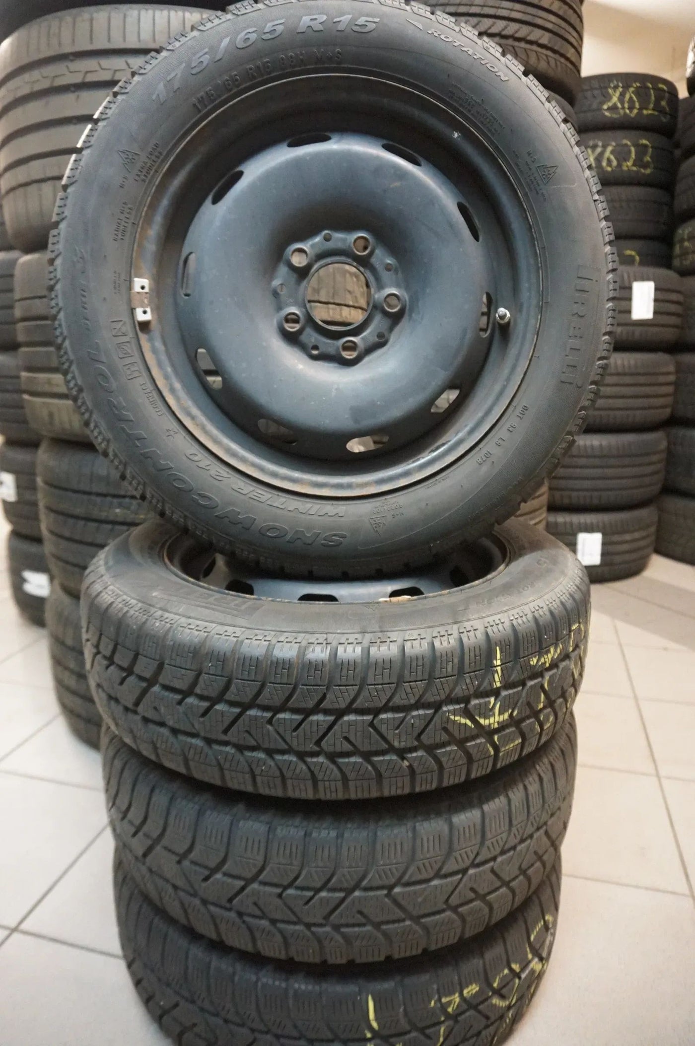Original Mini Cooper One F55 F56 F57 Winter Wheels Winter Tires 175 65 R15 88H