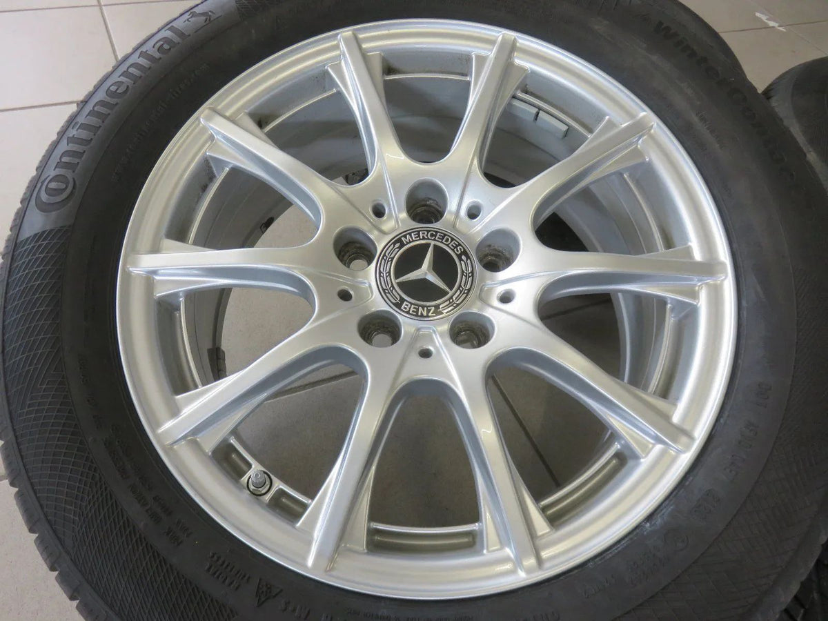 Cerchi in lega Mercedes Classe C W205, ruote invernali, pneumatici invernali Conti 205 60 R16, 8 mm Visualizzazione dettagliata 2