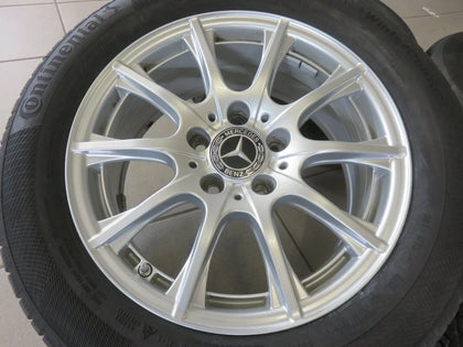 Mercedes Classe C W205 Jantes alu Roues hiver Pneus hiver Conti 205 60 R16 8mm