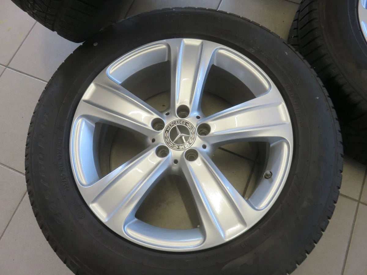 Original Mercedes GLC X253 Alufelgen Winterräder Winterreifen 235 60 R18 6mm Detailansicht 4