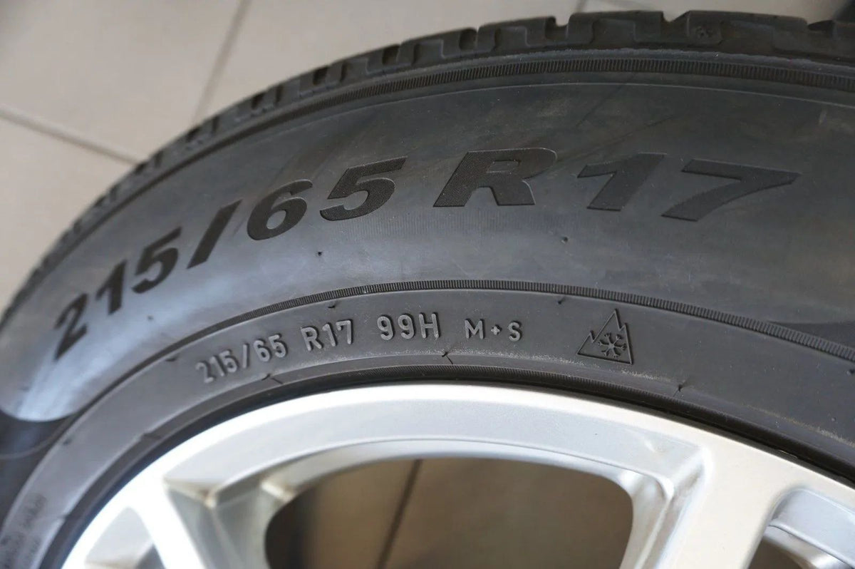 VW Tiguan I 5N Audi Q3 F3 Alloy Wheels Winter Wheels Winter Tires 215 65 R17 Inch Detailansicht 4