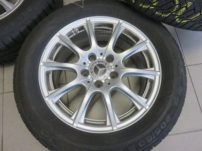Original Mercedes C-Class W205 S205 Alloy Wheels Winter Tires 205 60 R16 7mm