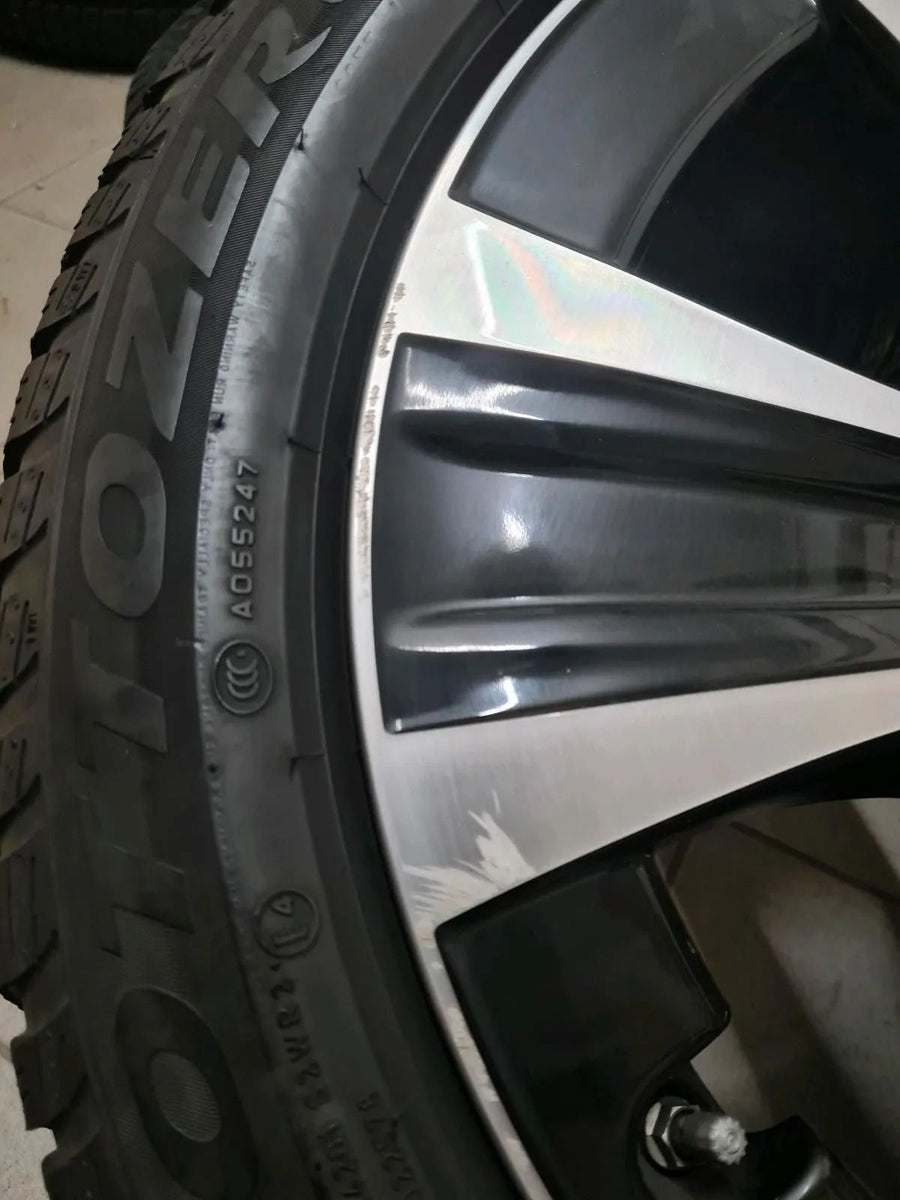 Cerchi in lega originali Mercedes Classe E W213 S213, pneumatici invernali 245 45 R18 pollici, 6 mm